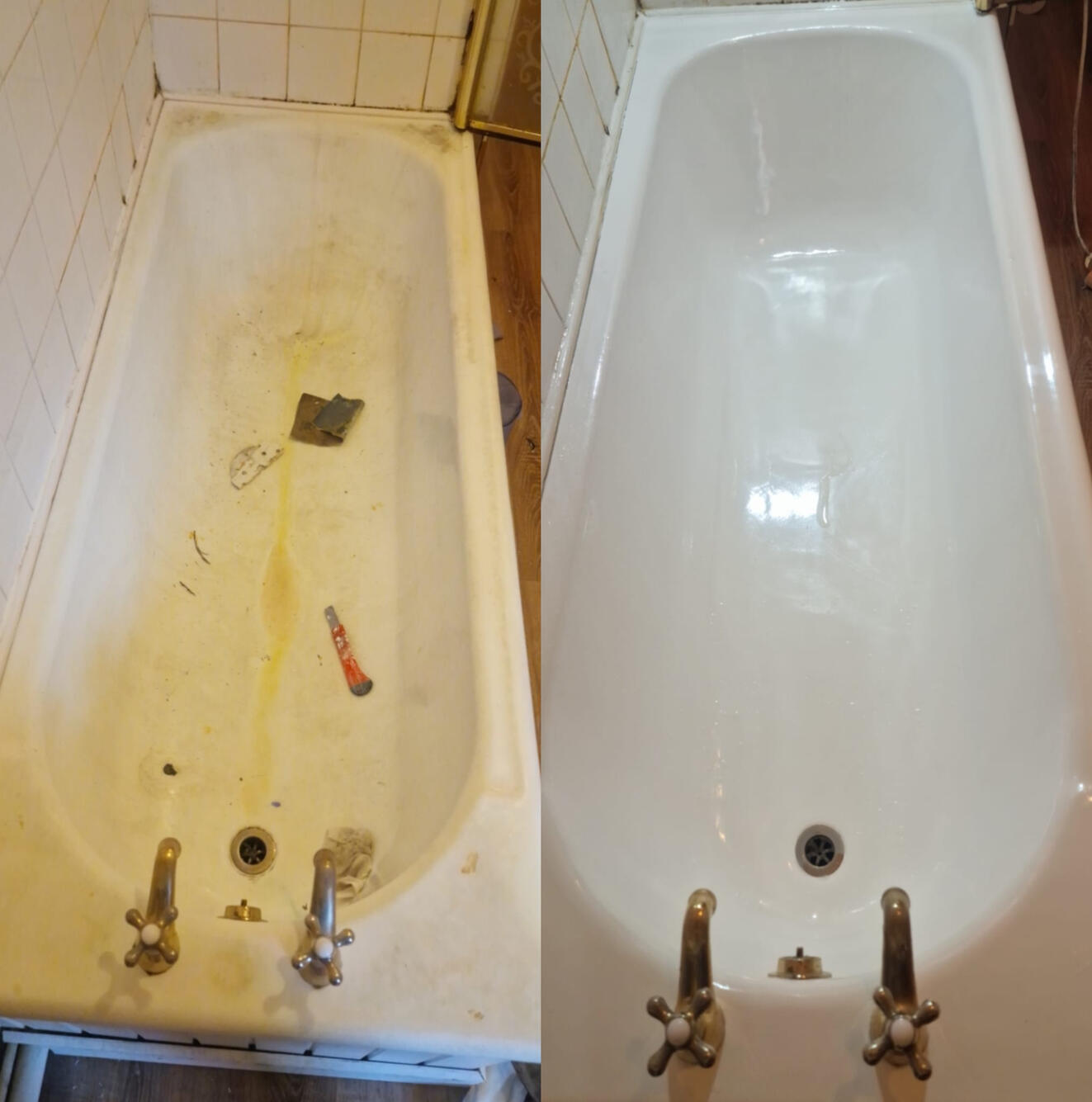 OLD FARMERS CAST IRON BATH RESTORED AND RE-ENAMELLED JUST SOMERSET